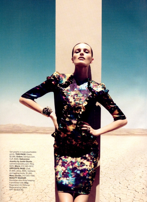 ���������� ����� ����������� Edita Vilkeviciute ��� Harper�s Bazaar