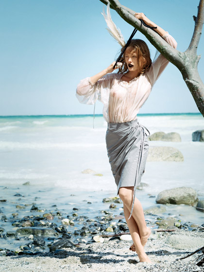 ���������� ����� ����������� Edita Vilkeviciute ��� Harper�s Bazaar