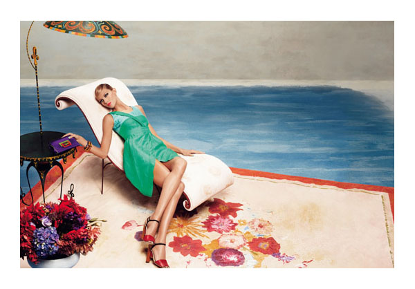 ��� ����� Anja Rubik � ��������� �������� Fendi 2011