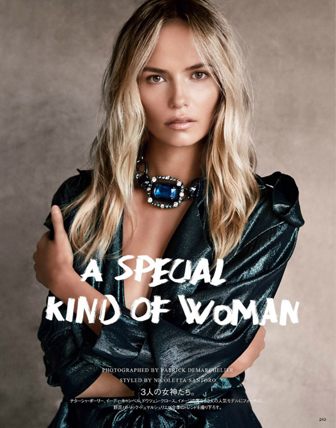 ������ ��� � ���� � ������� ��� Vogue. ���� Natasha Poly, Doutzen Kroes, Edie Campbell