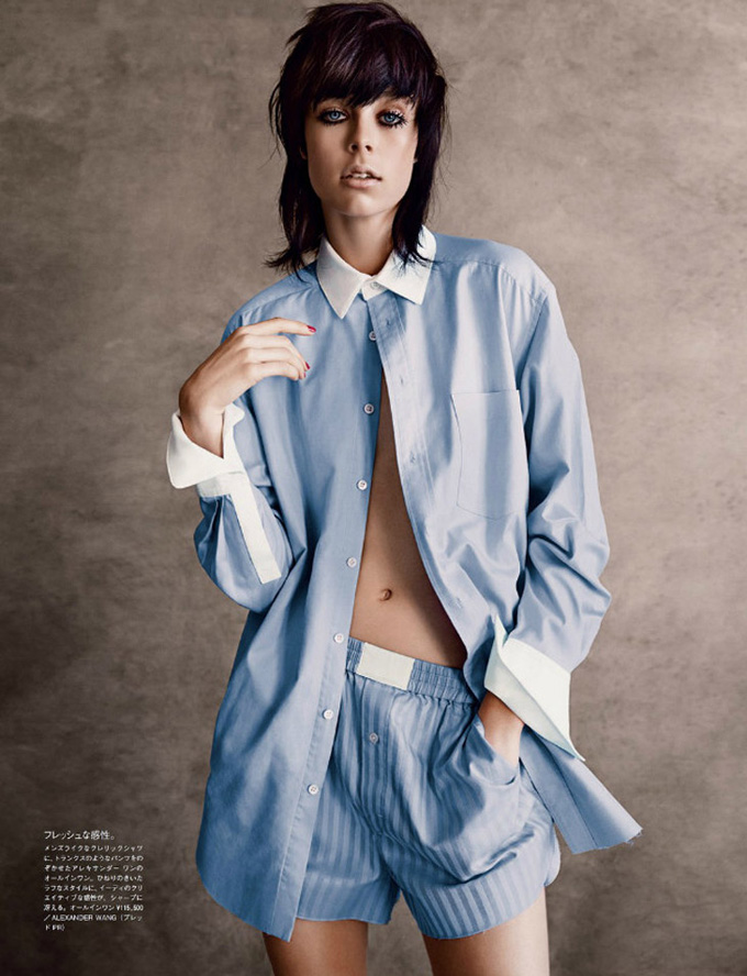 ������ ��� � ���� � ������� ��� Vogue. ���� Natasha Poly, Doutzen Kroes, Edie Campbell