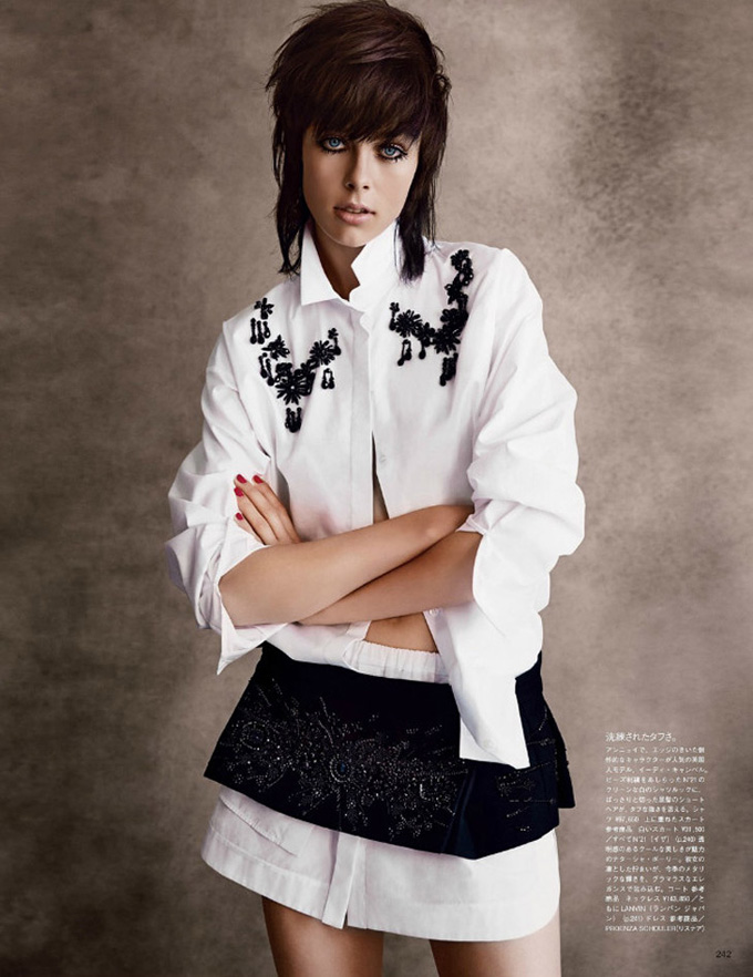 ������ ��� � ���� � ������� ��� Vogue. ���� Natasha Poly, Doutzen Kroes, Edie Campbell