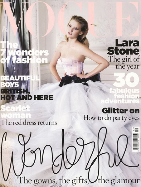 ���� ����� Lara Stone ��� Vogue UK, �������, 2009