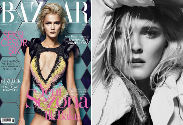 ������ ���� Carmen Kass � �������� Harper's Bazaar. Dazed in Instanbul