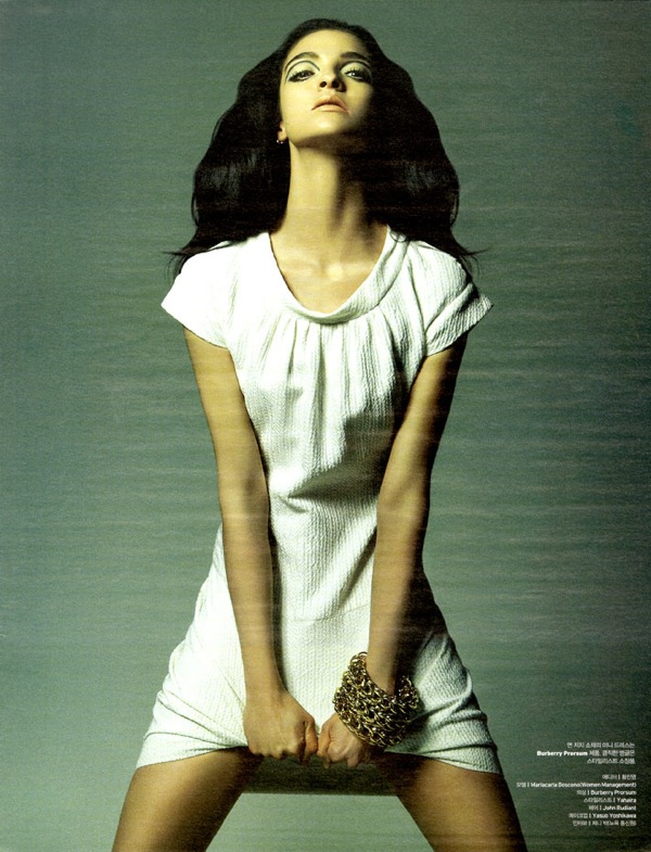 ���������� ������� Mariacarla Boscono � �������� ������� ������� Vogue