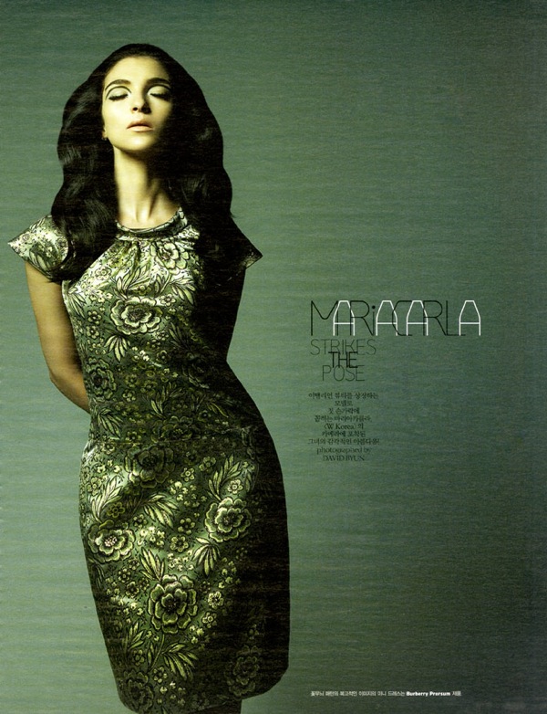 Мариякарла Босконо Mariacarla Boscono в немецком издании журнала Vogue Мариякарла Босконо Mariacarla Boscono в немецком издании журнала Vogue