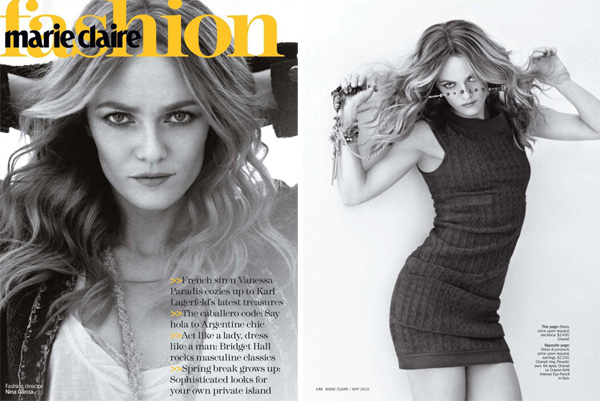 Ванесса Паради Vanessa Paradis в Marie Claire US Ванесса Паради Vanessa Paradis в Marie Claire US