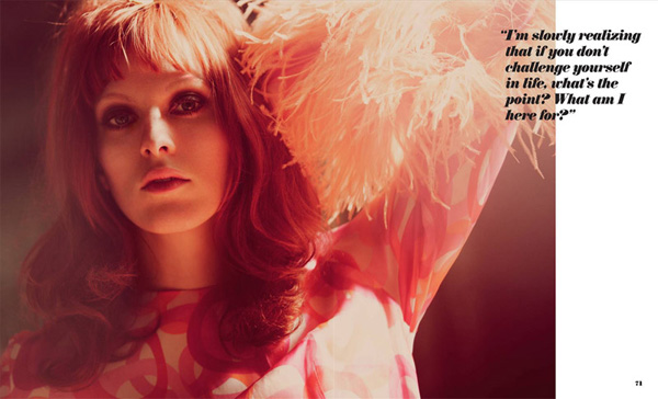 ����� ������ Karen Elson � Foam Magazine 