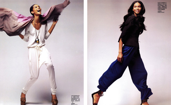 Шанель Иман Chanel Iman в китайском Vogue Шанель Иман Chanel Iman в китайском Vogue