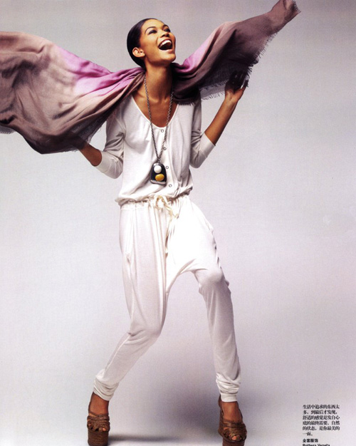 Шанель Иман Chanel Iman в китайском Vogue Шанель Иман Chanel Iman в китайском Vogue