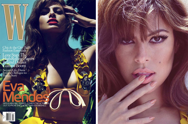 ��� ������ Eva Mendes ��� W Magazine
