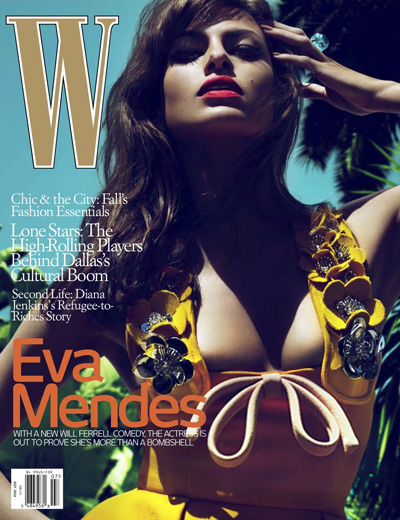 ��� ������ Eva Mendes ��� W Magazine