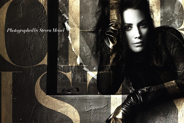 Модель Кристи Терлингтон Christy Turlington для Vogue Italia Модель Кристи Терлингтон Christy Turlington для Vogue Italia