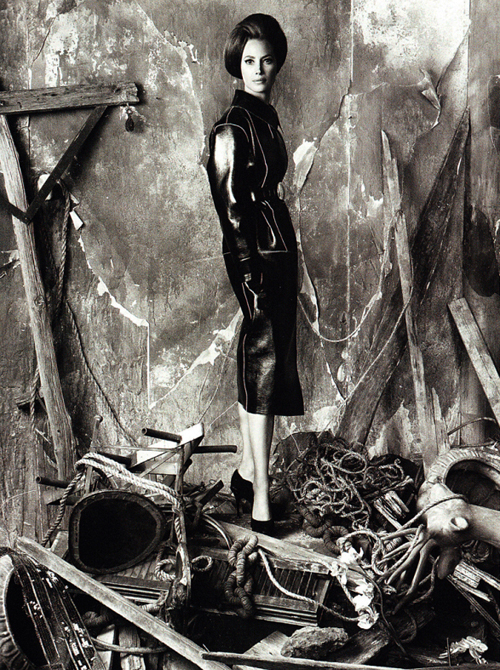 Модель Кристи Терлингтон Christy Turlington для Vogue Italia Модель Кристи Терлингтон Christy Turlington для Vogue Italia