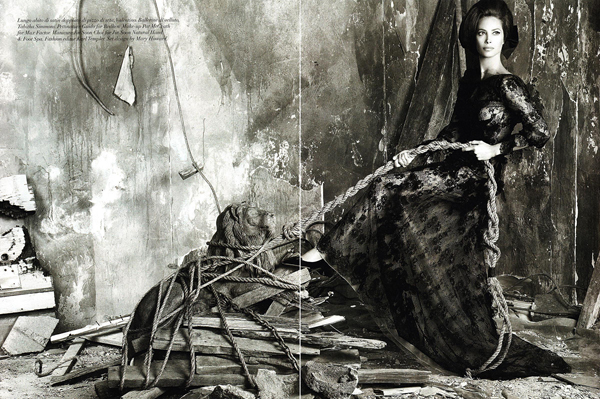 Модель Кристи Терлингтон Christy Turlington для Vogue Italia Модель Кристи Терлингтон Christy Turlington для Vogue Italia