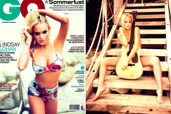 Линдси Лохан Lindsay Lohan в немецком журнале GQ Линдси Лохан Lindsay Lohan в немецком журнале GQ