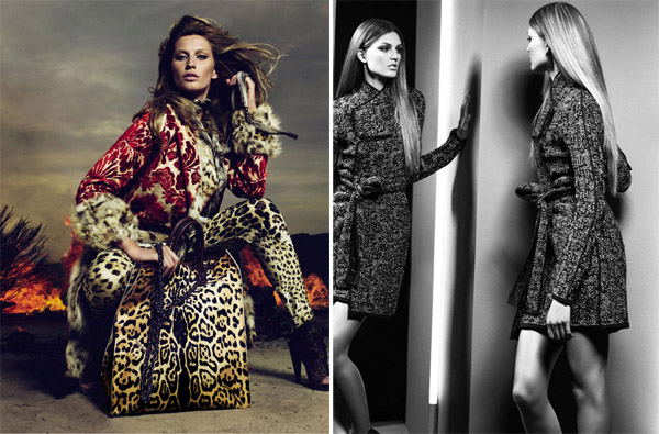 Roberto Cavalli и Georges Rech - осень 2010 Roberto Cavalli и Georges Rech - осень 2010