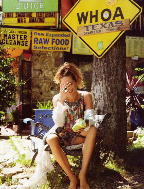���� ������ Erin Wasson � ������ � Elle Italia