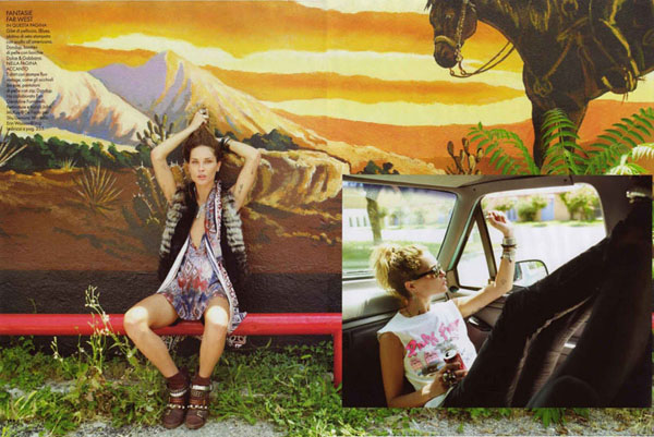 ���� ������ Erin Wasson � ������ � Elle Italia