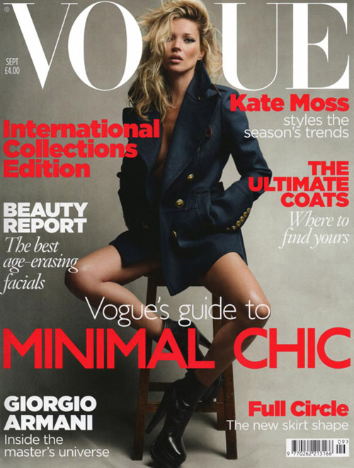 Kate Moss Factor в британском Vogue Kate Moss Factor в британском Vogue