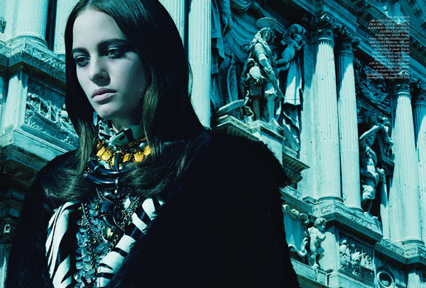 ������ ����� � Harper's Bazaar UK c �������� ����������� Vanessa Hegelmaier