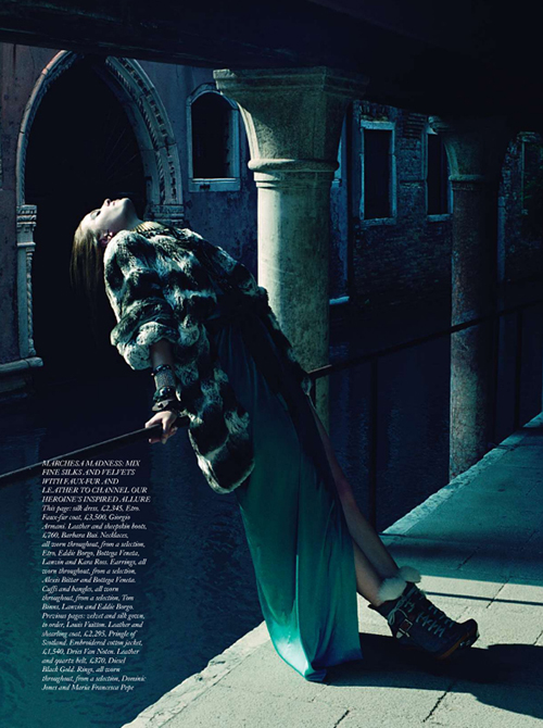 ������ ����� � Harper's Bazaar UK c �������� ����������� Vanessa Hegelmaier