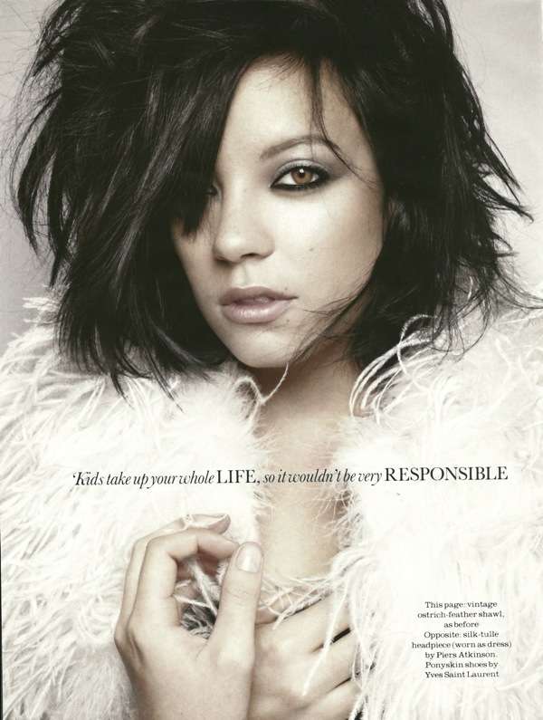 ���� ����� Lily Allen � ������� ELLE ����� ���������� ��������