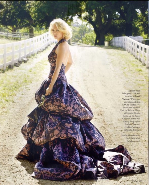 �������� ����� January Jones � Tatler 