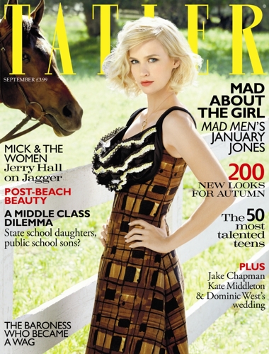 �������� ����� January Jones � Tatler 