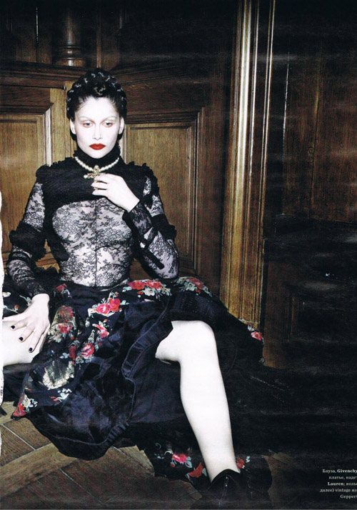 ��� ���������� ������� ����� Laetitia Casta � Harper's Bazaar