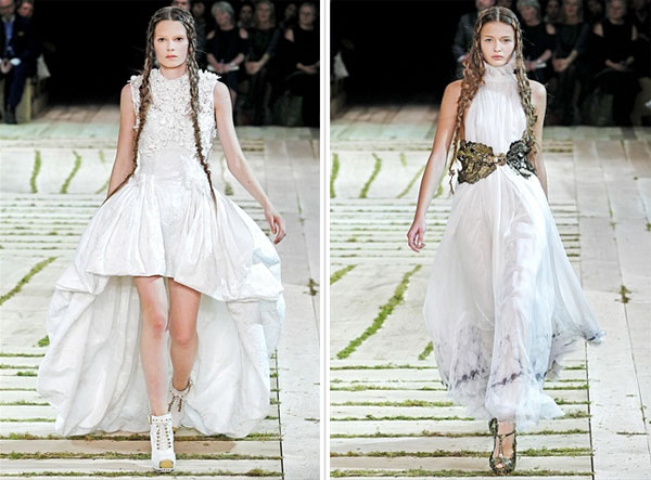 ������ ���� � ������: Alexander McQueen Spring 2011