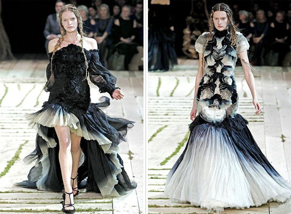 ������ ���� � ������: Alexander McQueen Spring 2011
