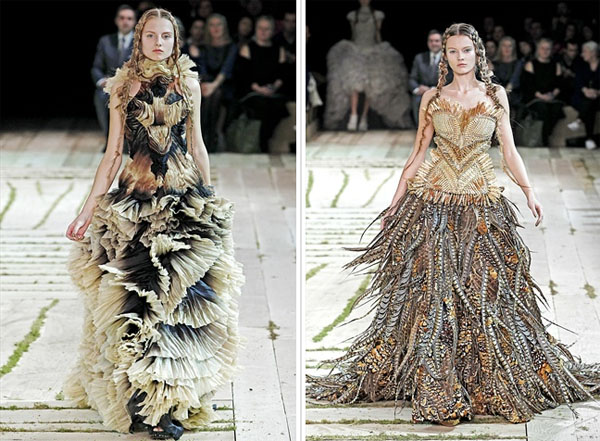 ������ ���� � ������: Alexander McQueen Spring 2011
