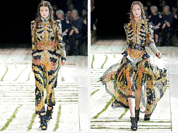 ������ ���� � ������: Alexander McQueen Spring 2011