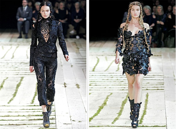 ������ ���� � ������: Alexander McQueen Spring 2011
