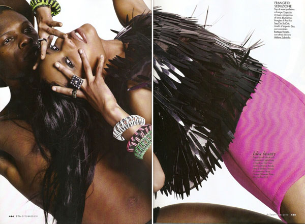 Шанель Иман Chanel Iman в Elle Italia Шанель Иман Chanel Iman в Elle Italia