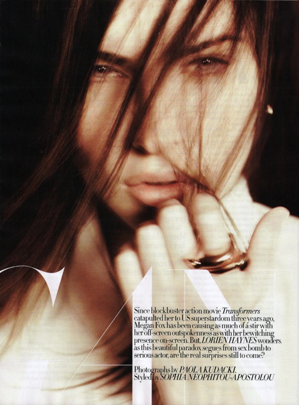 ����� ���� Megan Fox ��� ������� Harper's Bazaar 