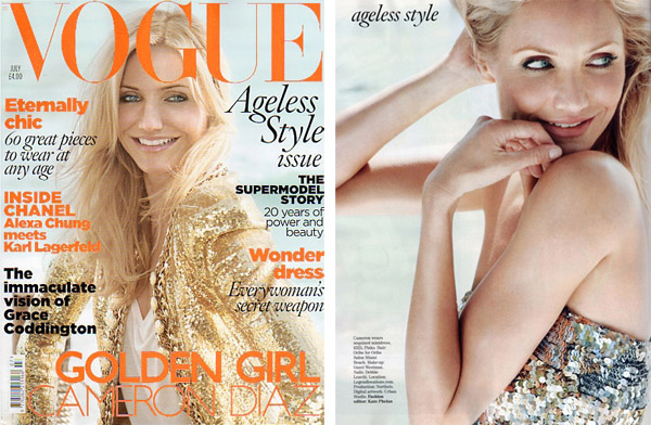 Красотка Камерон Диаз Cameron Diaz в британском Vogue Красотка Камерон Диаз Cameron Diaz в британском Vogue