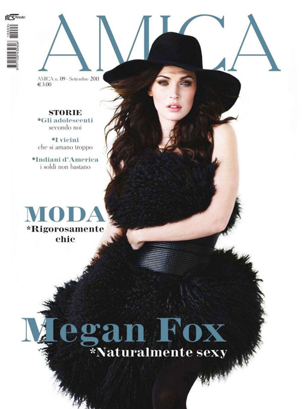 ����� ���� � Amica Magazine. ���� Megan Fox